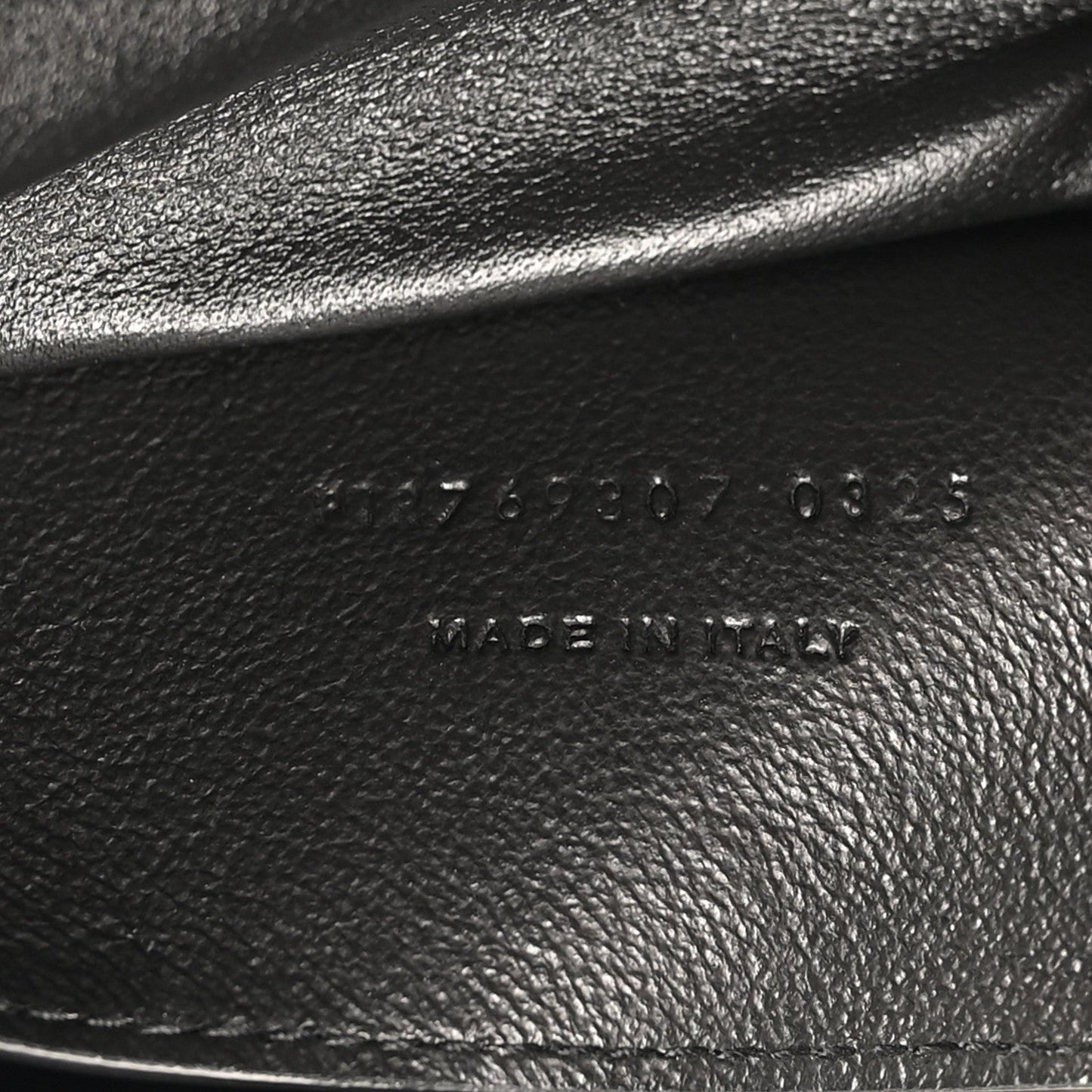 Grained Lambskin Large Cassandre Envelope Pouch Light Musk