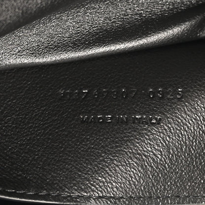 Grained Lambskin Large Cassandre Envelope Pouch Light Musk