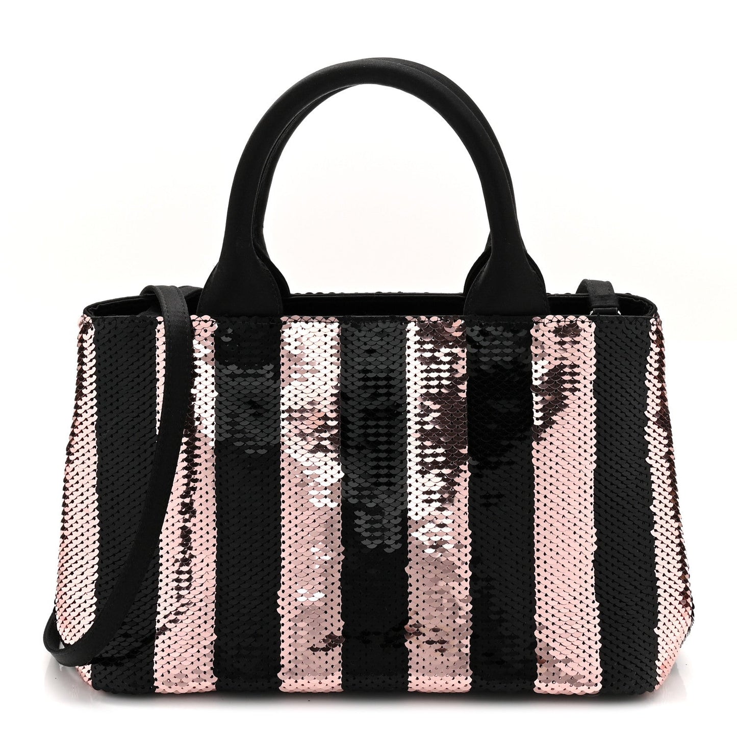 Sequin Broccato Tote Black Cipria