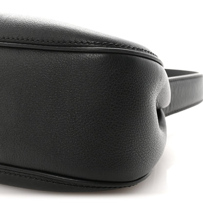 Supple Grained Calfskin Medium Polly Black