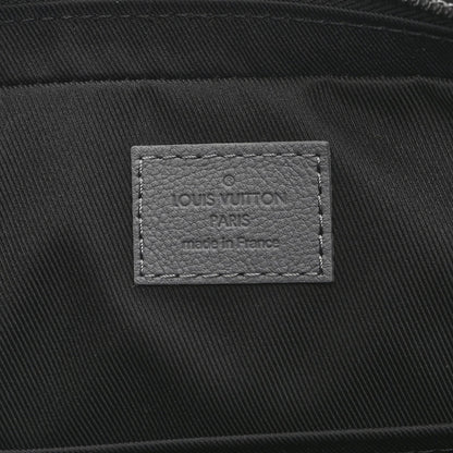 Calfskin Monogram Shadow Trio Messenger Anthracite Gray