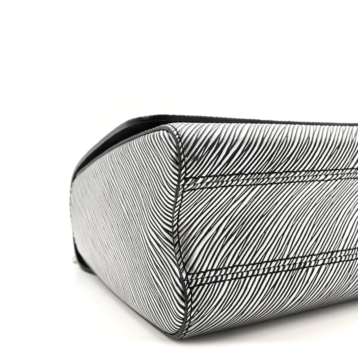 Epi Twist Shoulder Bag MM Argent