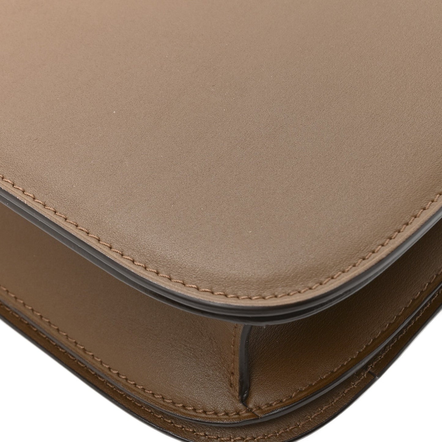 Box Calfskin Medium Classic Box Flap Bag  Camel