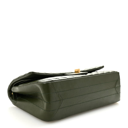 Aged Calfskin Chevron Quilted 2.55 Reissue 225 Flap Green