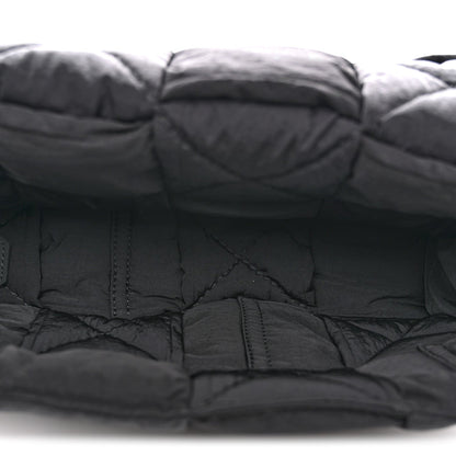 Nylon Intrecciato Padded Tech Cassette Bag Black