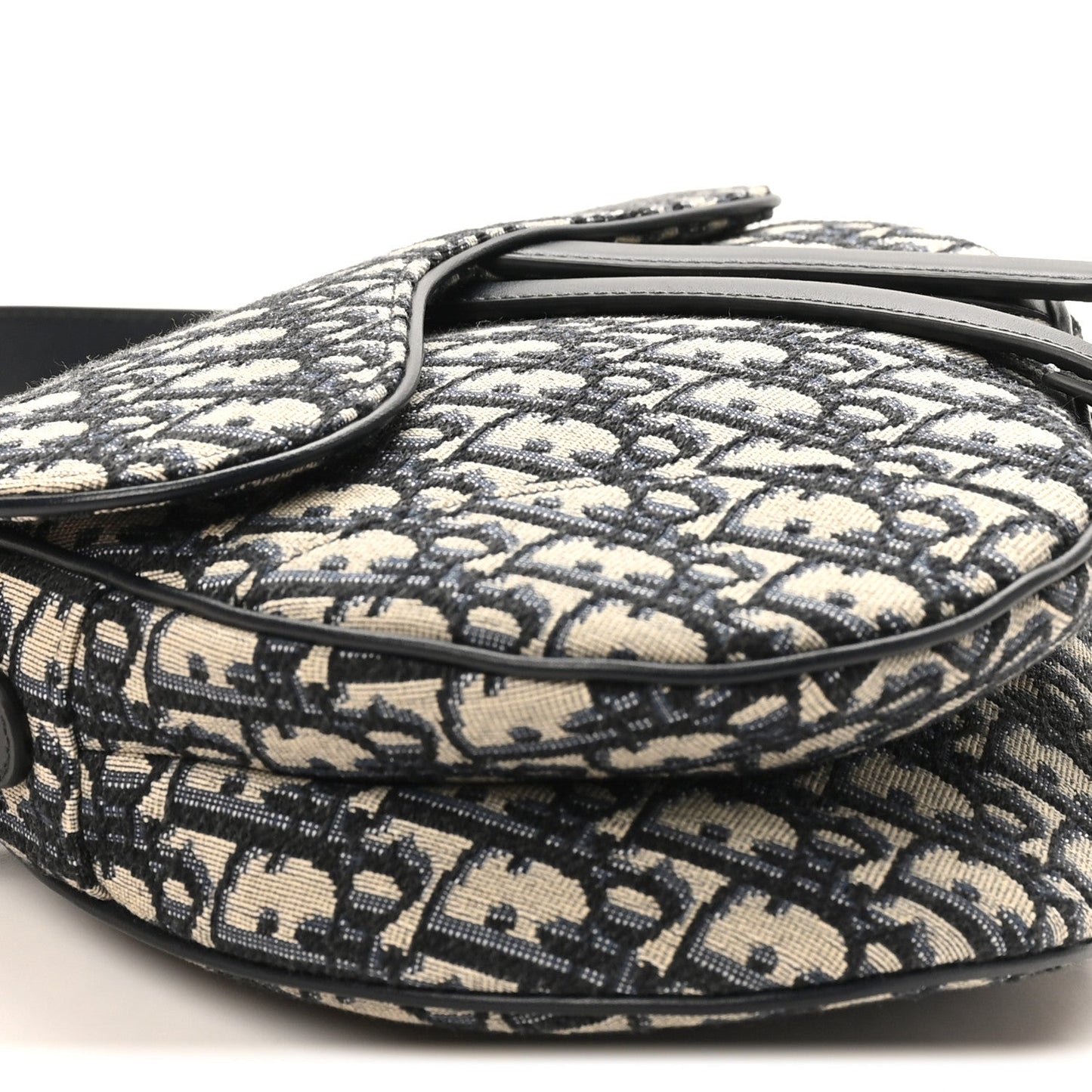 Oblique Saddle Bag Blue