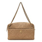 Suede Calfskin Quilted Camerissimo Camera Case Beige