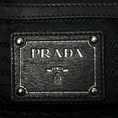 Soft Calf Chain Tote Black