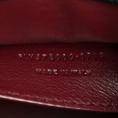 Kid Scamosciato Smooth Calfskin Medium Classic Monogram Cassandra Top Handle Black Rouge Legion