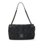 Caviar Quilted Coco Casual Flap Black