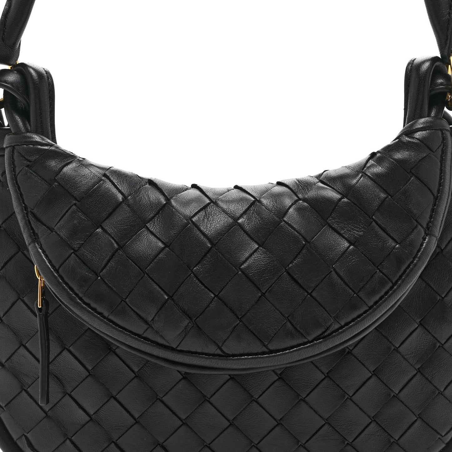 Nappa Intrecciato Small Gemelli Black