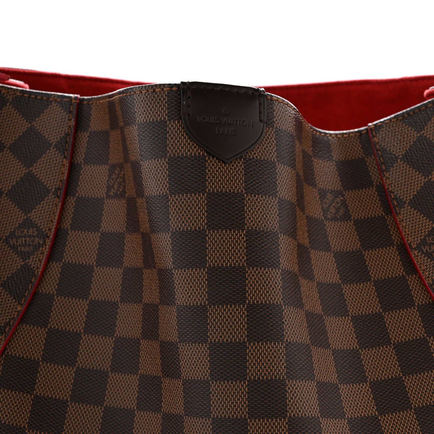 Damier Ebene Caissa Hobo Cherry