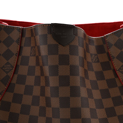 Damier Ebene Caissa Hobo Cherry