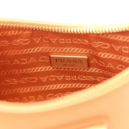 Saffiano Lux Mini Re-Edition Shoulder Bag Arancio