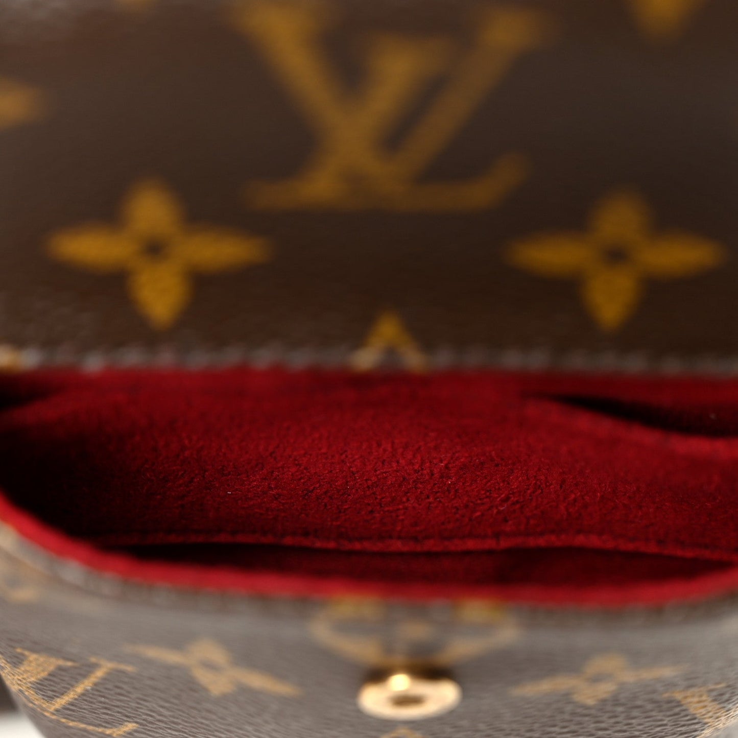 Monogram Partition Wristlet