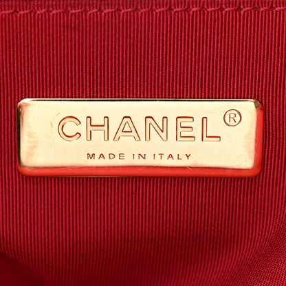Lambskin Quilted Maxi Chanel 19 Flap Black