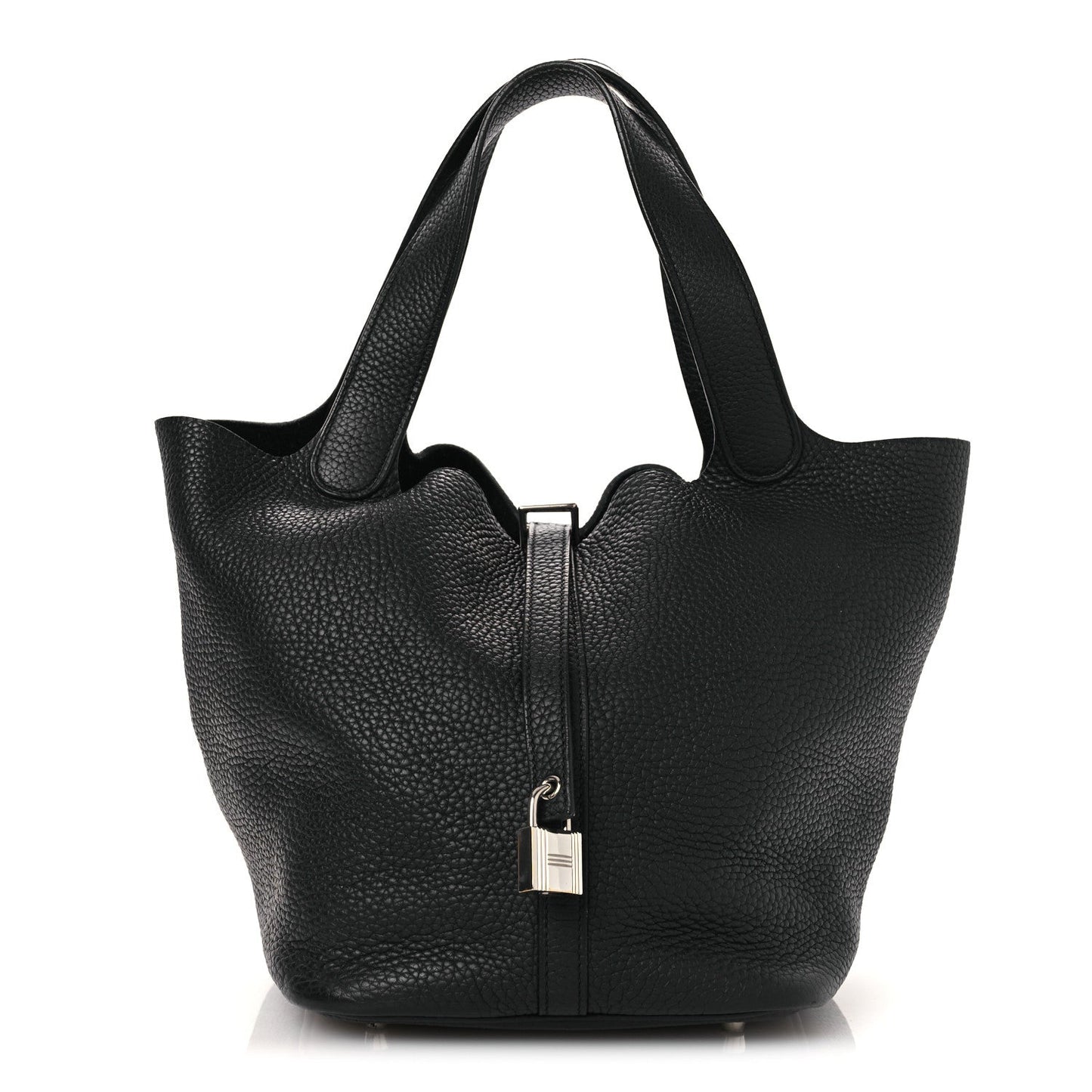 Taurillon Clemence Picotin Lock 22 MM Black