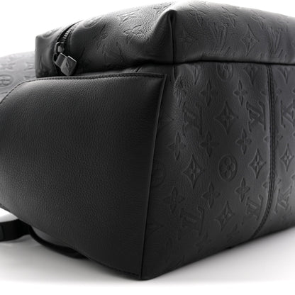Calfskin Monogram Shadow Discovery Backpack  Black