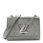 Epi Twist Shoulder Bag MM Argent