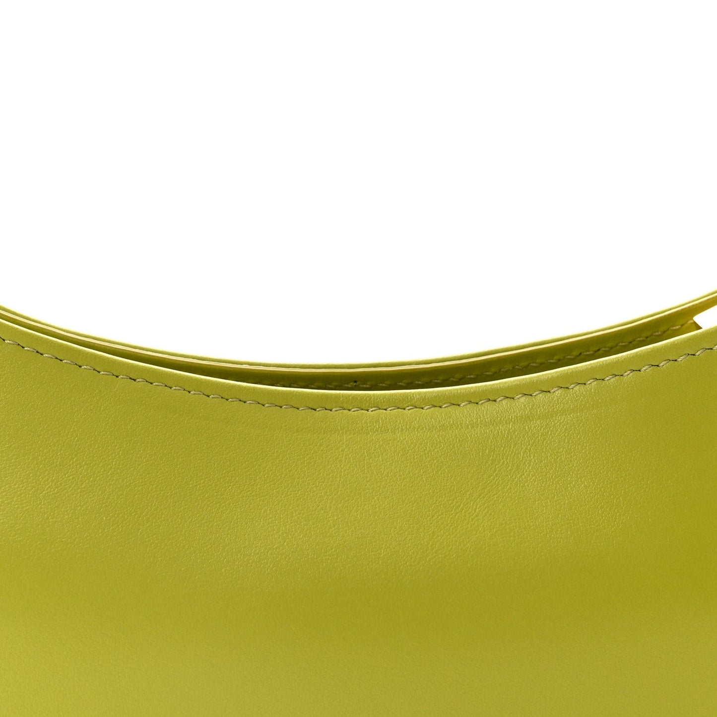 Smooth Calfskin Le Bisou Mousqueton Green
