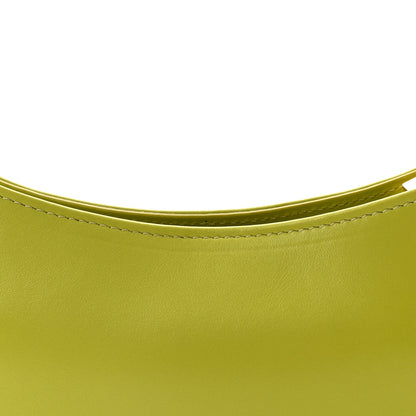 Smooth Calfskin Le Bisou Mousqueton Green