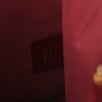 Calfskin Medium Shopping Tote Bordeaux