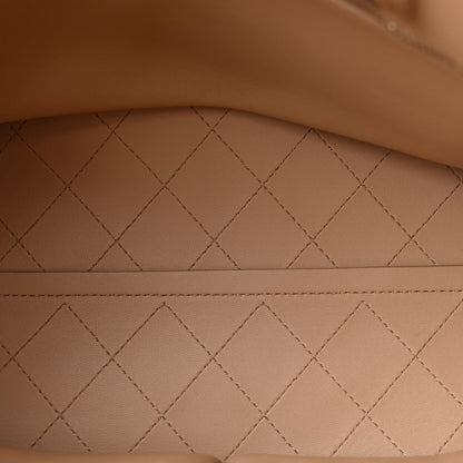 Calfskin Large Serial Shopper Tote Beige