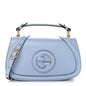 Roxy Calfskin Medium Blondie Top Handle Bag Cloudy Blue