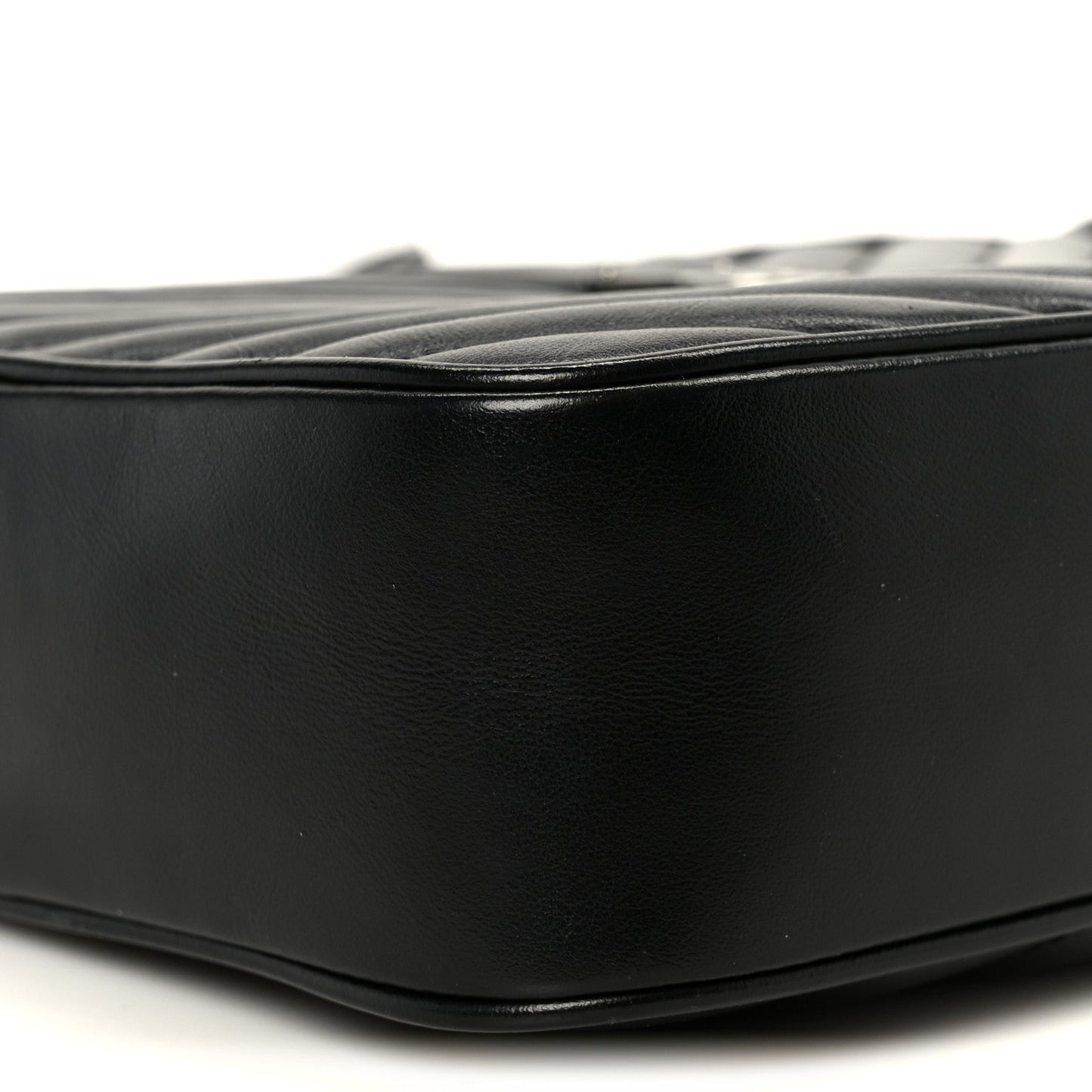 Calfskin Matelasse Monogram Lou Camera Bag Black