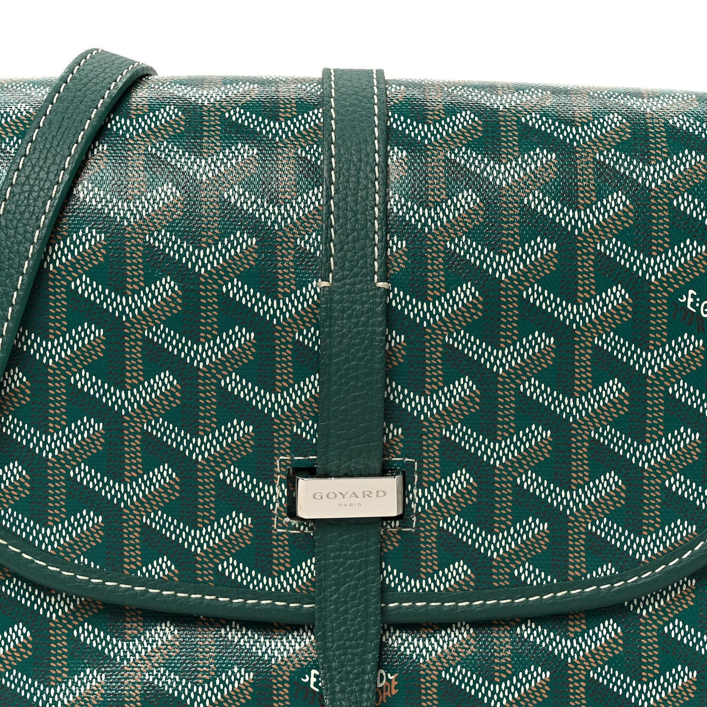 Goyardine Belvedere II PM Messenger Bag Green