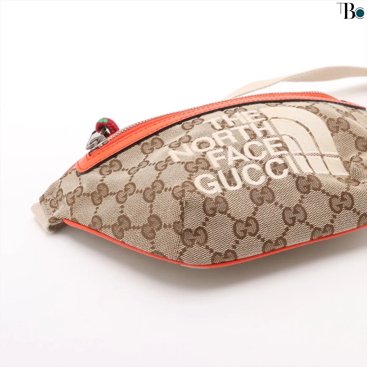 Gucci Ophidia Zip Belt Bag Gg Velvet Beige Canvas Clutche & Pouche Bag (   )