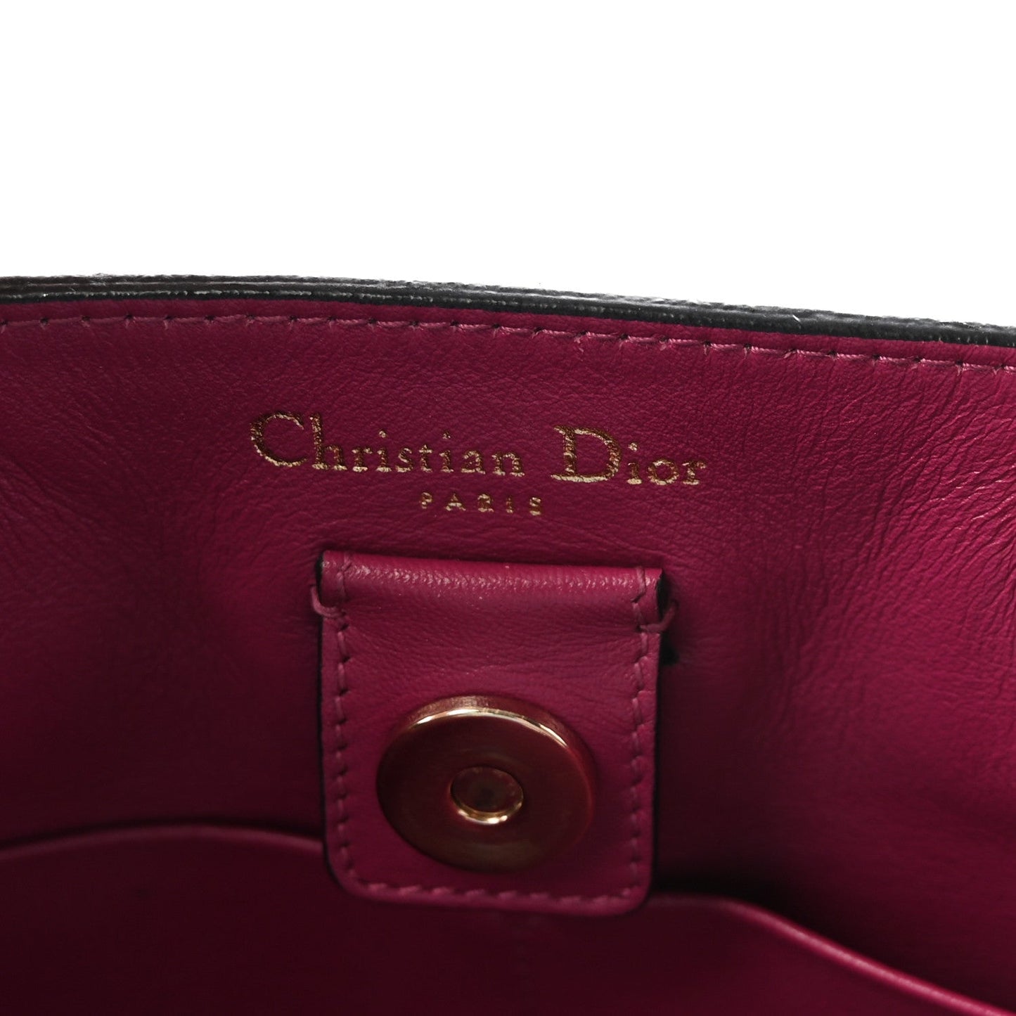 Bullcalf Medium Diorissimo Tote Black Rose Indien