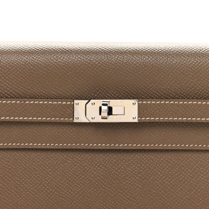 Epsom Kelly Wallet To Go Etoupe