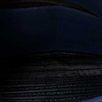 Saffiano Lux Medium Promenade Tote Bluette