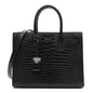 Calfskin Crocodile Embossed Baby Sac De Jour Black