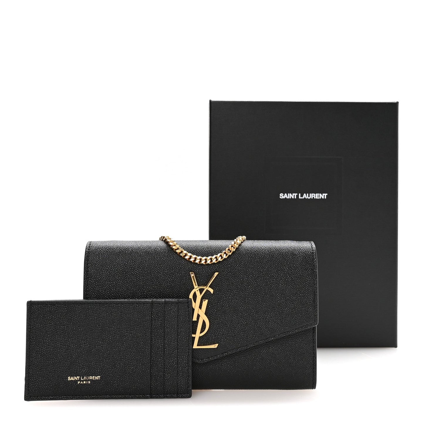 Grain De Poudre Uptown Chain Wallet Black