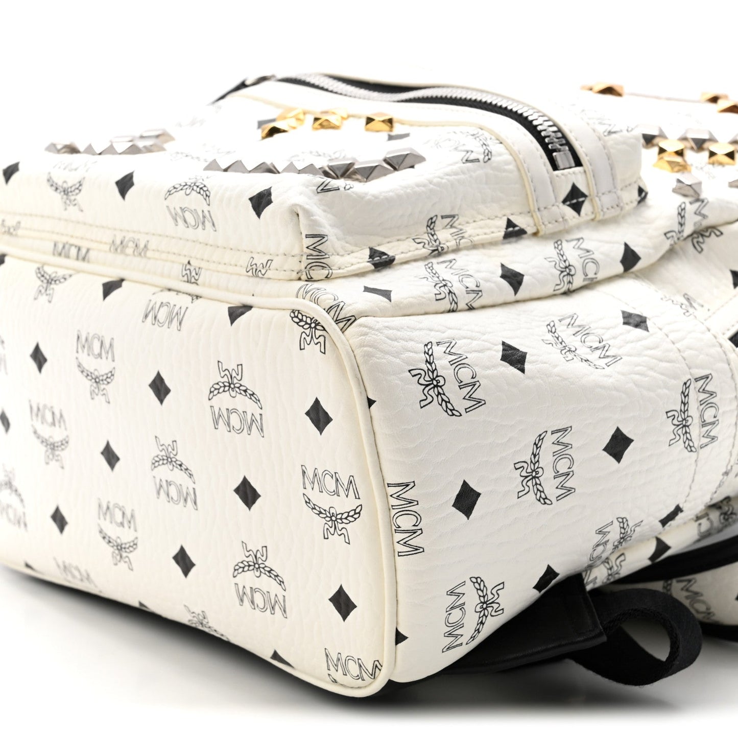 Visetos Studded Small Stark M Backpack White