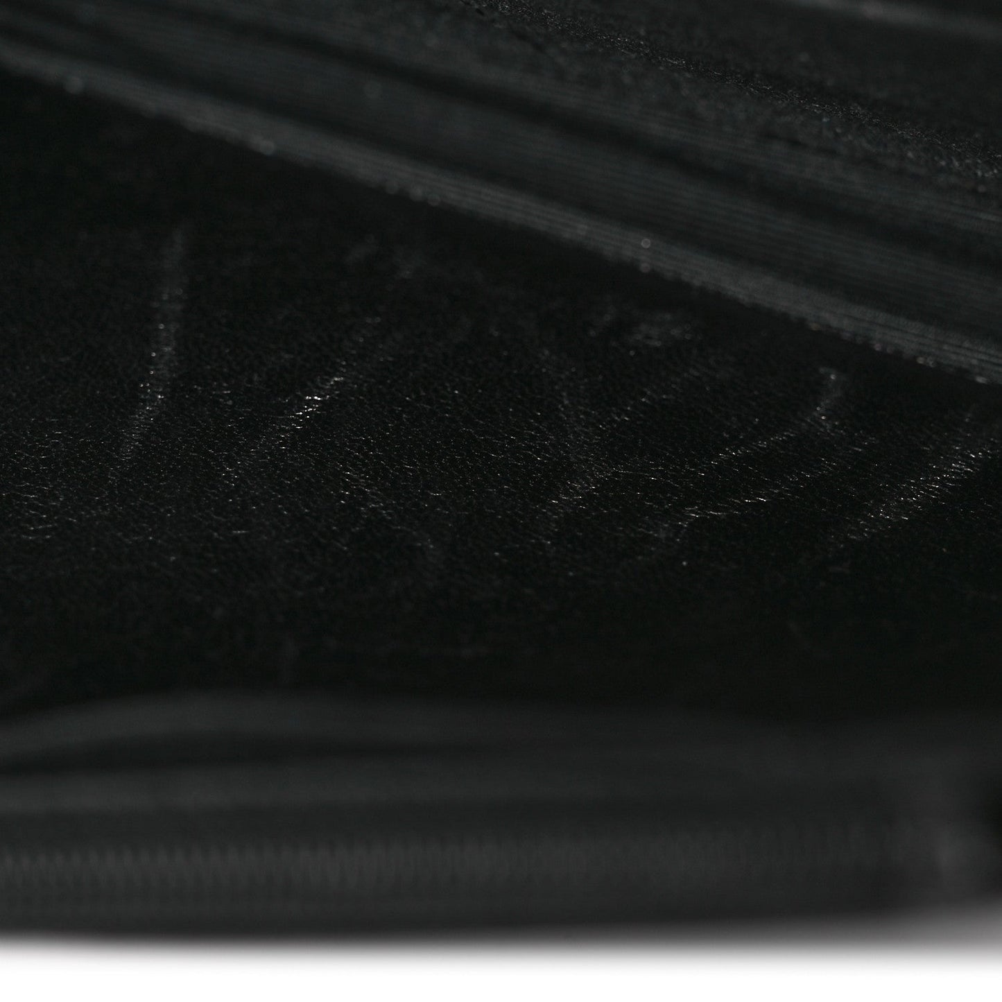 Aged Calfskin Quilted Reissue Wallet On Chain WOC Black