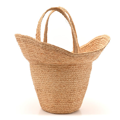 Raffia Sol Bucket Bag Natural