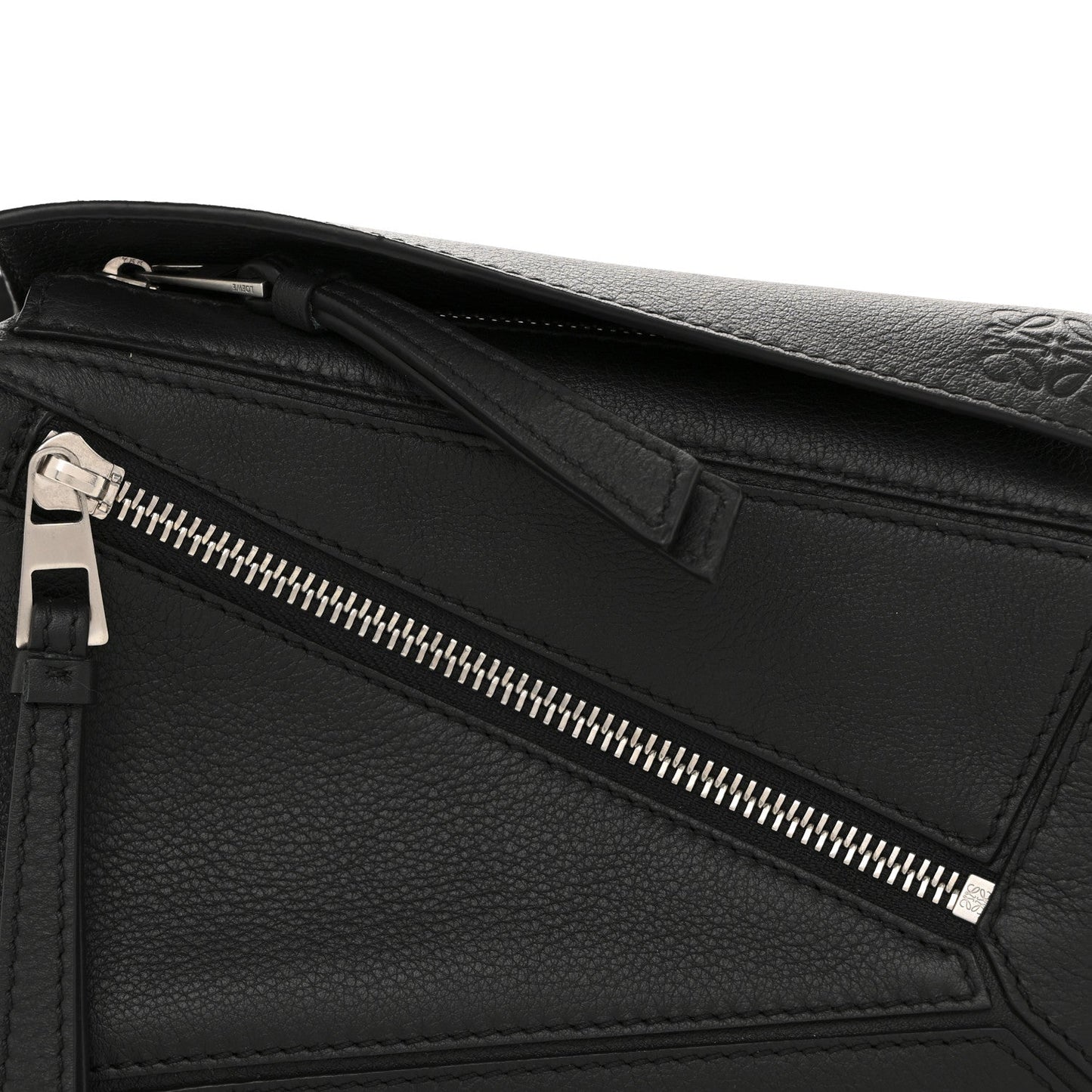 Calfskin Mini Puzzle Bumbag Black