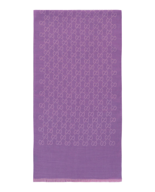 Gucci Womens Logo Monogram Scarf