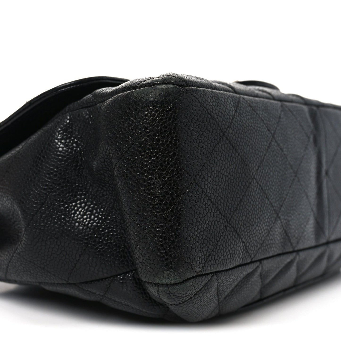 Caviar Quilted Jumbo Single Flap Black