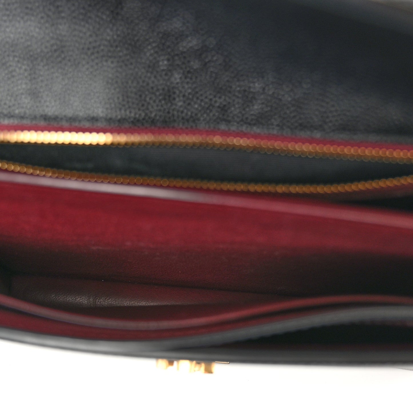 Grain De Poudre Monogram Cassandra Clasp Bag Black Rouge Legion