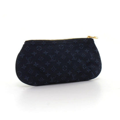 Louis Vuitto Anne Sophie Mini Lin Canvas Clutch Bag