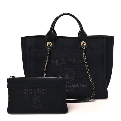 Mixed Fibers Small Deauville Tote Black