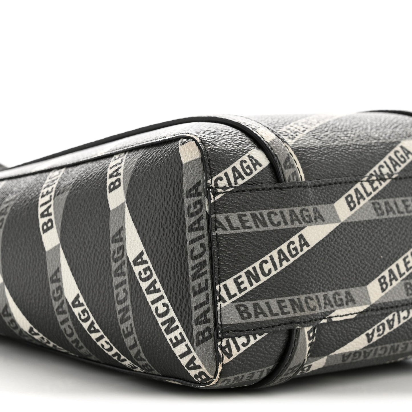 Coated Canvas Losange Monogram XXS Tote Black Grey