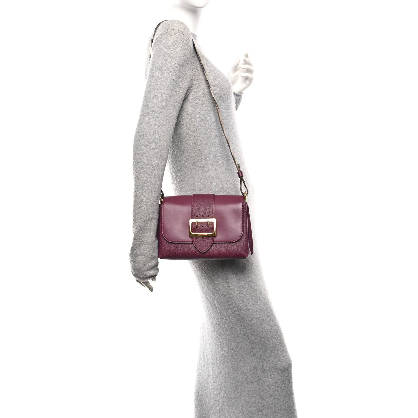 Soft Grain Calfskin Small Medley Crossbody Dark Plum