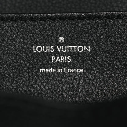 Calfskin Lockme Mini Backpack Black