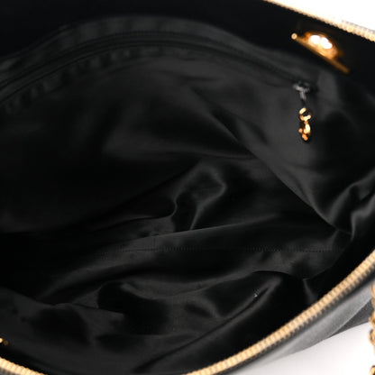Caviar Large CC Shoulder Bag Black