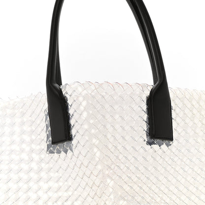 PVC Nappa Intrecciato Large Cabat Transparent Fondente